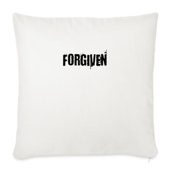 Pardonné - Housse de coussin décorative 45 x 45 cm - blanc nature - Devant