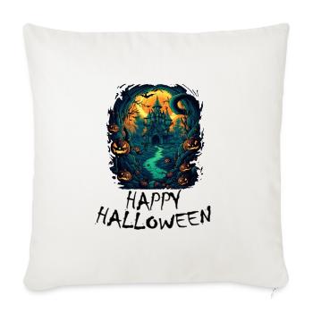 Halloween - Happy Halloween - Sofa pillowcase 17,3'' x 17,3'' (45 x 45 cm) - natural white - Front