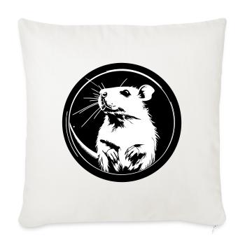 mouse - Sofa pillowcase 17,3'' x 17,3'' (45 x 45 cm) - natural white - Front