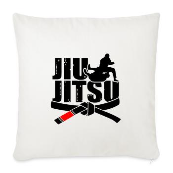 Jiu-Jitsu T-shirt Jiu jitsu - Sofakissenbezug 45 x 45 cm - Naturweiß  - Vorne
