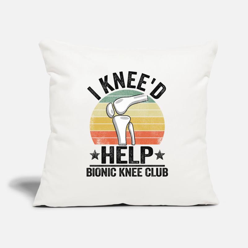 I Knee'd Help Bionic Knee Club Surgery Replacement Sofa pillowcase 17,3'' x 17,3'' (45 x 45 cm)