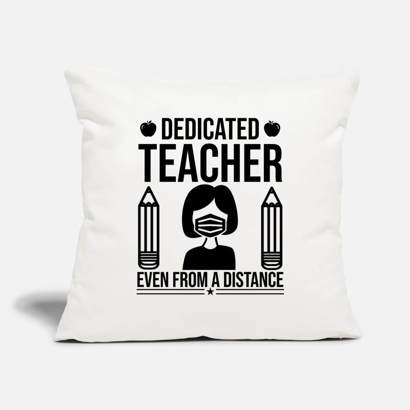 Professeur dévoué même à distance Housse de coussin décorative 45 x 45 cm