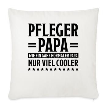Pfleger Spruch Altenpfleger Witz Pfleger Geschenk - Sofakissenbezug 45 x 45 cm - Naturweiß  - Vorne
