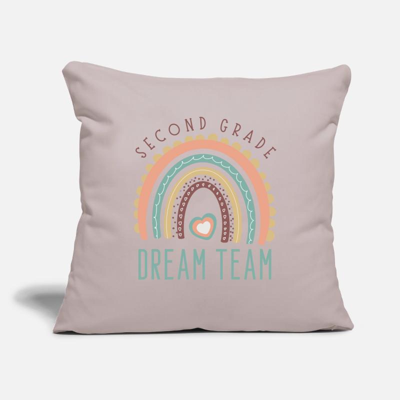 Second Grade Dream Team Retro Back To School Sofa pillowcase 17,3'' x 17,3'' (45 x 45 cm)