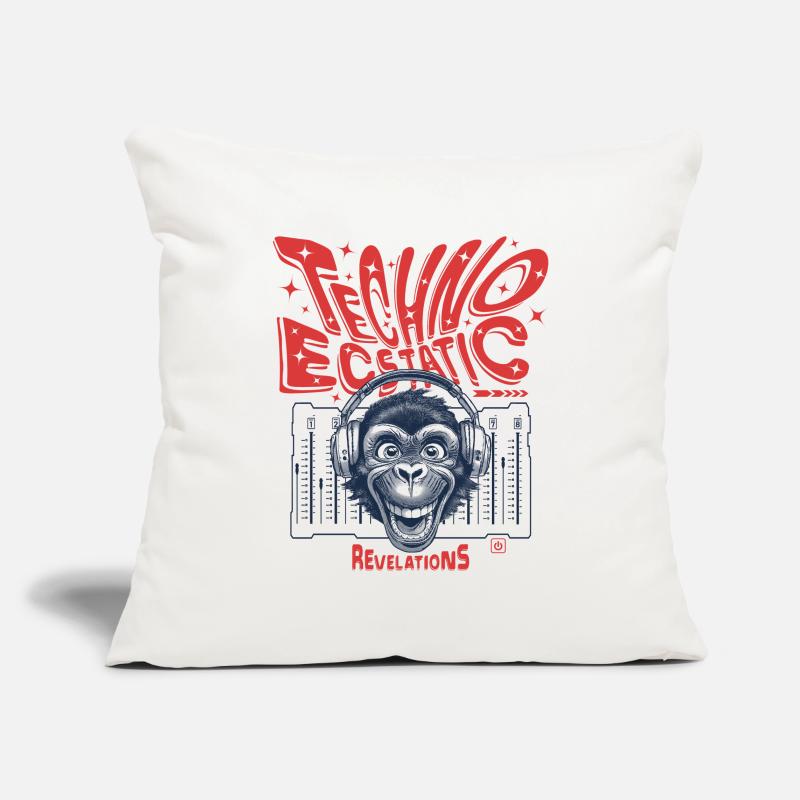 Techno Ecstatic Revelations DJ Shirt Sofakissenbezug 45 x 45 cm