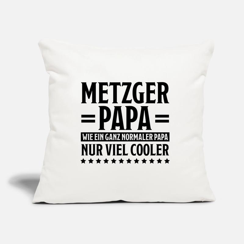 Metzger Beruf Lustiger Spruch Fleischer Geschenk Sofakissenbezug 45 x 45 cm