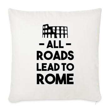 Italie! - Housse de coussin décorative 45 x 45 cm - blanc nature - Devant