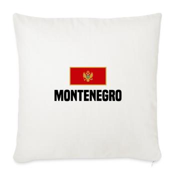 Montenegro! - Sofakissenbezug 45 x 45 cm - Naturweiß  - Vorne