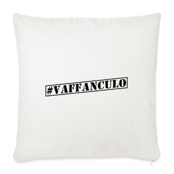 Dire italien drôle sur l'Italie - Housse de coussin décorative 45 x 45 cm - blanc nature - Devant