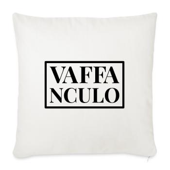 Dire italien drôle sur l'Italie - Housse de coussin décorative 45 x 45 cm - blanc nature - Devant