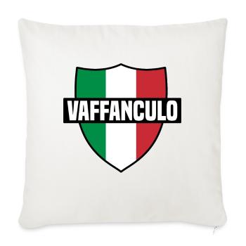 Vaffanculo dicton italien - cadeau de l'Italie - Housse de coussin décorative 45 x 45 cm - blanc nature - Devant