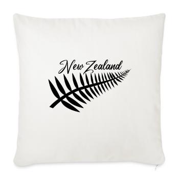 Cadeau drôle de Nouvelle-Zélande pour les Néo-Zélandais - Housse de coussin décorative 45 x 45 cm - blanc nature - Devant