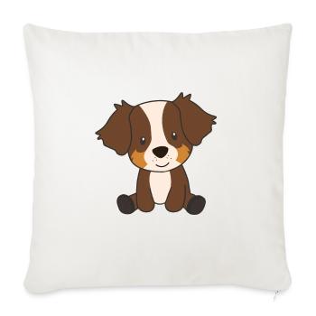 Australian Sheperd Hund Tierfreunde - Sofakissenbezug 45 x 45 cm - Naturweiß  - Vorne