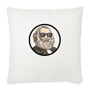 Lustiger Sozialistischer Spruch über Sozialismus! - Sofakissenbezug 45 x 45 cm - Naturweiß  - Vorne