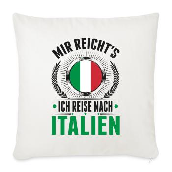 Italien Urlaub Bibione Reise Lignano Geschenk - Sofakissenbezug 45 x 45 cm - Naturweiß  - Vorne