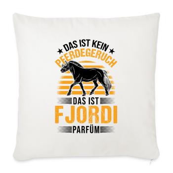 Fjordpferd Parfüm Norweger Pferd Fjordi - Sofakissenbezug 45 x 45 cm - Naturweiß  - Vorne