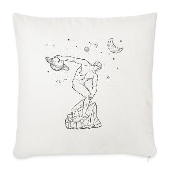 Discobolus esthétique céleste par Myron Planet - Housse de coussin décorative 45 x 45 cm - blanc nature - Devant