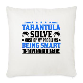 Tarantula Spider Tarantula - Sofa pillowcase 17,3'' x 17,3'' (45 x 45 cm) - natural white - Front