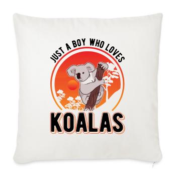 Koala Jeune Ours Koala - Housse de coussin décorative 45 x 45 cm - blanc nature - Devant