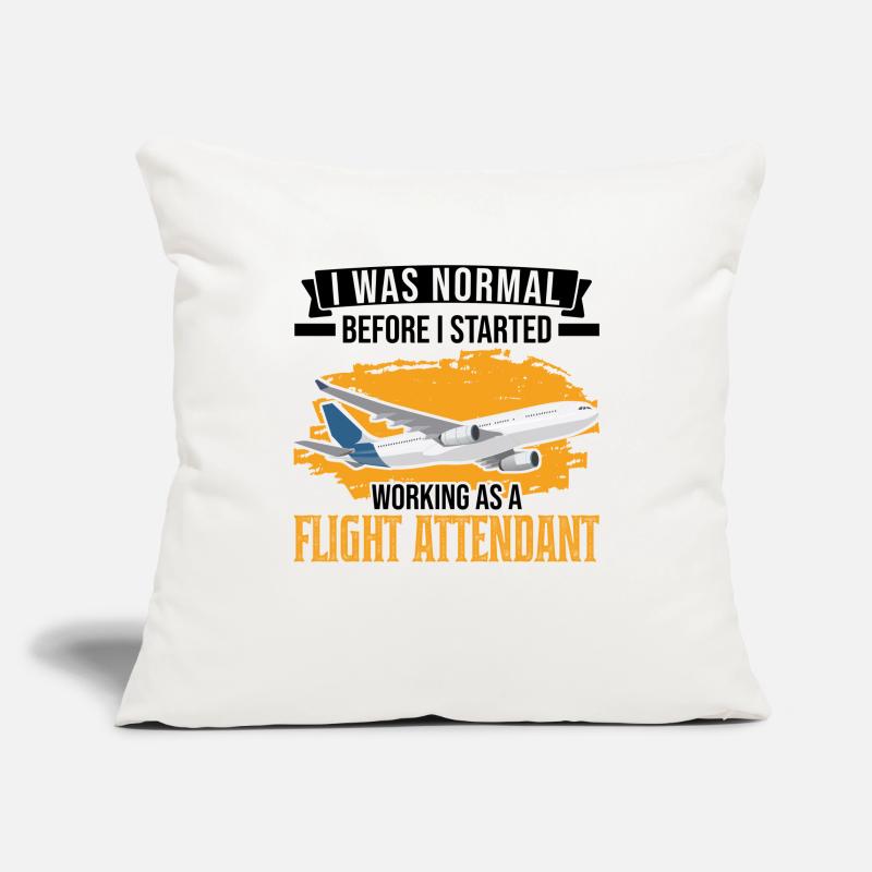 Cadeau d’agent de bord Agent de bord Housse de coussin décorative 45 x 45 cm