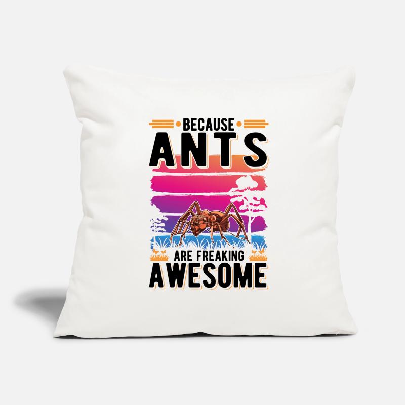 Fourmis Fourmis Ferme fourmilière Fourmis de feu Housse de coussin décorative 45 x 45 cm