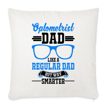 Optician Papa Optician Father - Sofa pillowcase 17,3'' x 17,3'' (45 x 45 cm) - natural white - Front