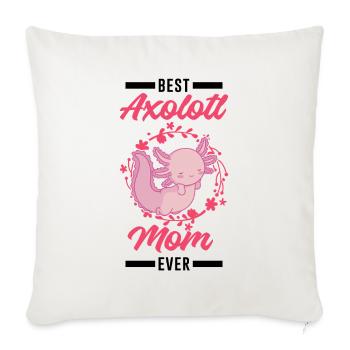 Meilleur Axolotl Maman Ever Axolotl Mama - Housse de coussin décorative 45 x 45 cm - blanc nature - Devant