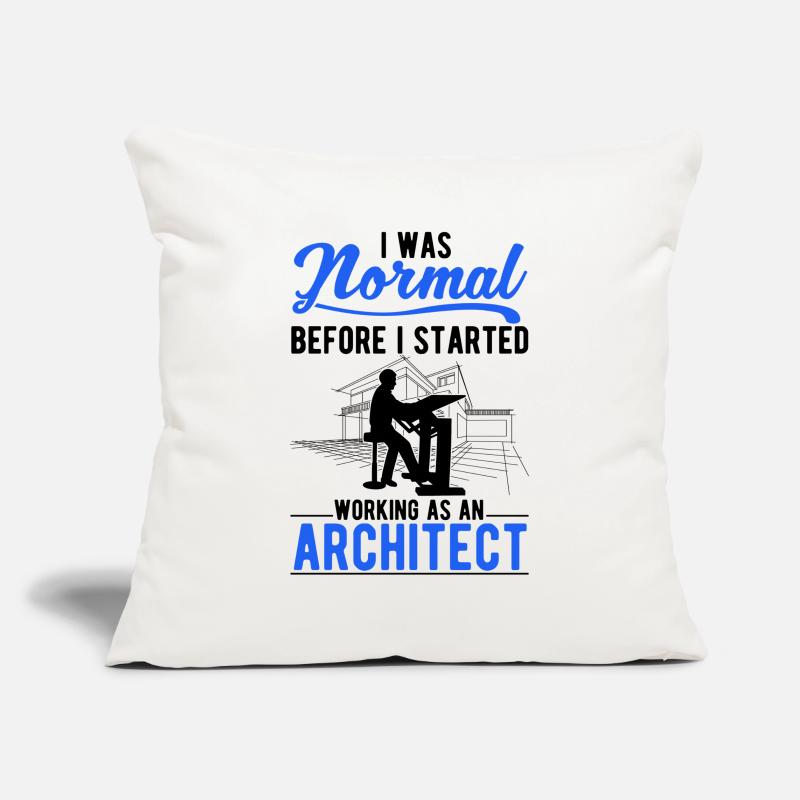 Architect Gift Interior Designer Architecture Sofa pillowcase 17,3'' x 17,3'' (45 x 45 cm)