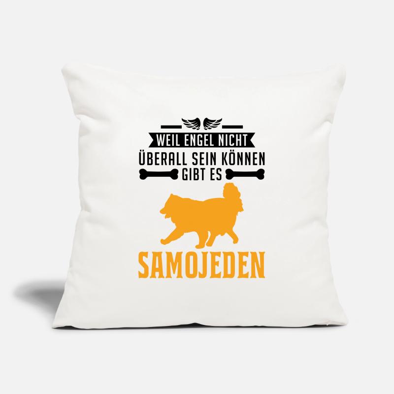 Samojede Engel Schlittenhund Samojeden Sofakissenbezug 45 x 45 cm