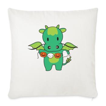Dragon Happy Halloween Pumpkin Bat Costume - Sofa pillowcase 17,3'' x 17,3'' (45 x 45 cm) - natural white - Front
