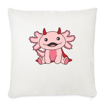 Axolotl Halloween Sweet Devil Kids Costume de sorcière - Housse de coussin décorative 45 x 45 cm - blanc nature - Devant