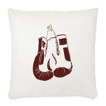 Boxsport Boxing - Sofakissenbezug 45 x 45 cm - Naturweiß  - Vorne