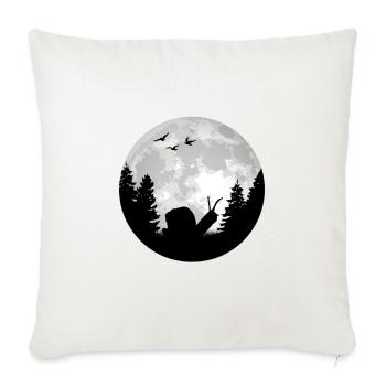 Snail Moon Vineyard Snail - Sofa pillowcase 17,3'' x 17,3'' (45 x 45 cm) - natural white - Front