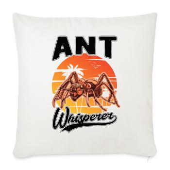 Fourmis Whisperer Fourmilière Fourmi Whisperer - Housse de coussin décorative 45 x 45 cm - blanc nature - Devant