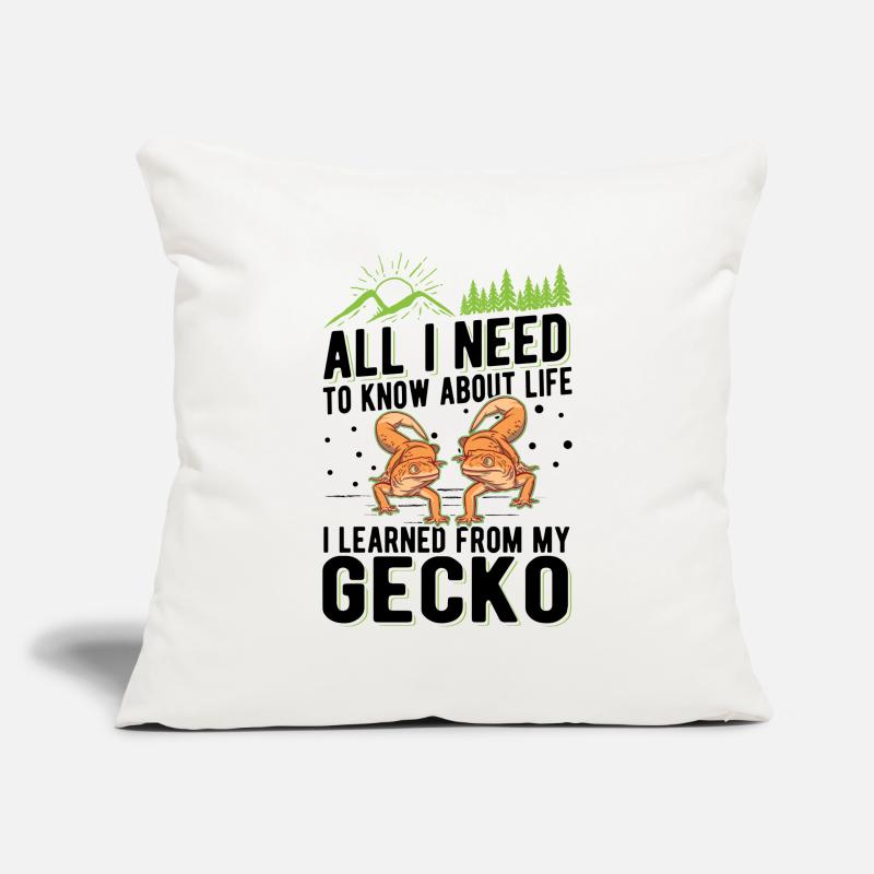 Gecko Geschenk Leopardgecko Sofakissenbezug 45 x 45 cm