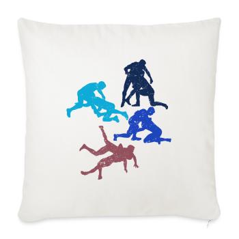 Grappling Martial Arts Wrestling - Sofakissenbezug 45 x 45 cm - Naturweiß  - Vorne