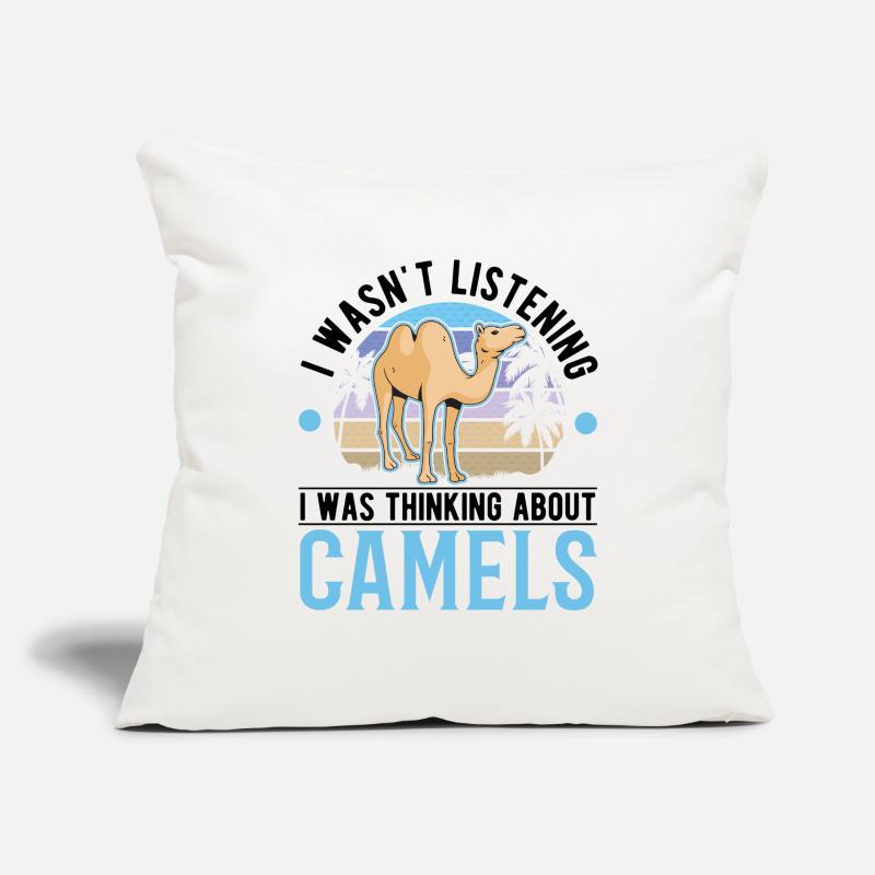 Kamel Geschenk Dromedar Camel Großkamel Sofakissenbezug 45 x 45 cm