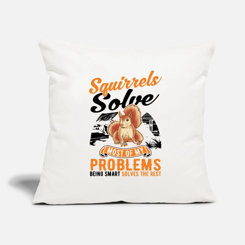 Eichhörnchen Geschenk Grauhörnchen Squirrel Sofakissenbezug 45 x 45 cm