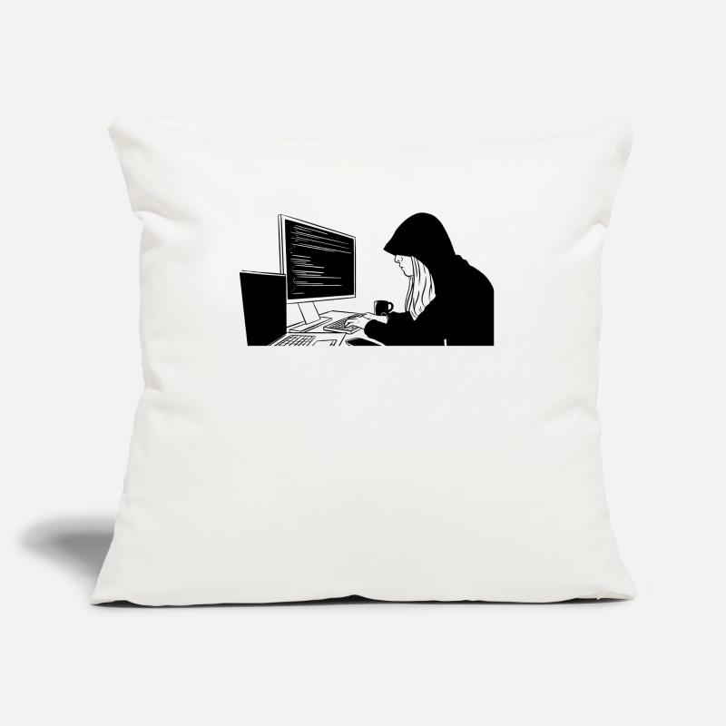 Codage de programmation du programmeur Housse de coussin décorative 45 x 45 cm