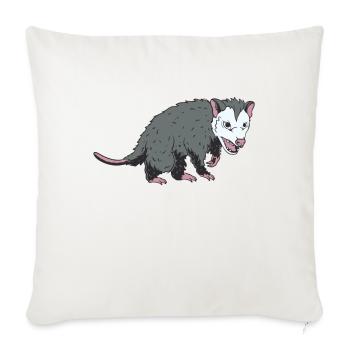 Opossum Gift Possum Marsupial - Sofa pillowcase 17,3'' x 17,3'' (45 x 45 cm) - natural white - Front