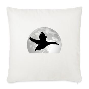 Ducks Moon Duck Breeder Duck Lover - Sofa pillowcase 17,3'' x 17,3'' (45 x 45 cm) - natural white - Front