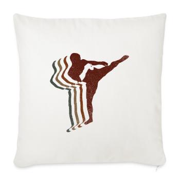 Mixed Martial Arts MMA - Sofakissenbezug 45 x 45 cm - Naturweiß  - Vorne