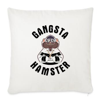 Nagetier Hamster - Sofakissenbezug 45 x 45 cm - Naturweiß  - Vorne