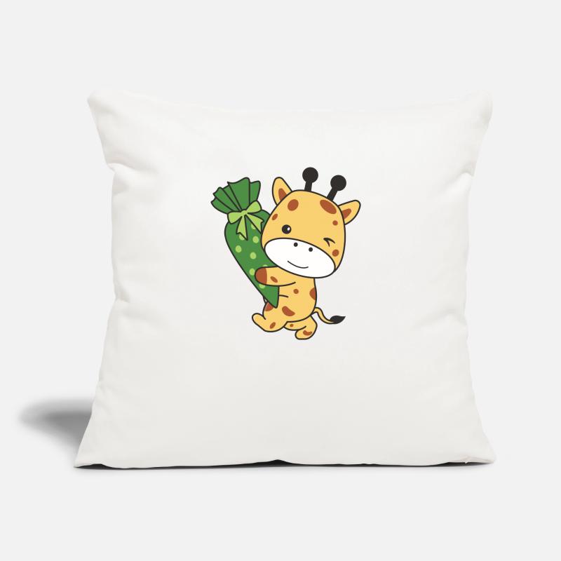 bye bye kindergarten hello school giraffe Sofa pillowcase 17,3'' x 17,3'' (45 x 45 cm)