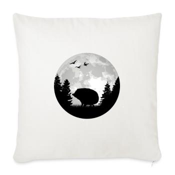 Hedgehog Moon Spine Ligel - Sofa pillowcase 17,3'' x 17,3'' (45 x 45 cm) - natural white - Front