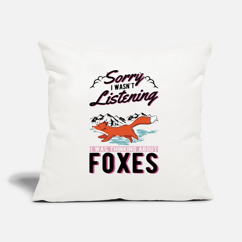 Fuchs Geschenk Rotfuchs Sofakissenbezug 45 x 45 cm