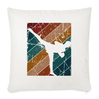 Kickboxing - Sofakissenbezug 45 x 45 cm - Naturweiß  - Vorne