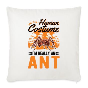 Ants Ant Farm Anthill Fire Ants - Sofa pillowcase 17,3'' x 17,3'' (45 x 45 cm) - natural white - Front