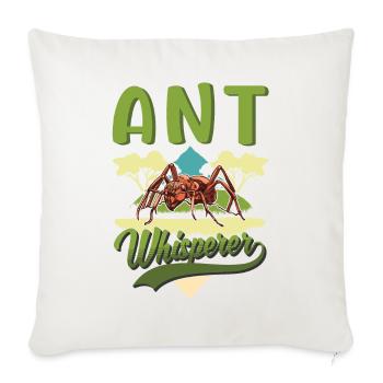 Fourmis Whisperer Fourmilière Fourmi Whisperer - Housse de coussin décorative 45 x 45 cm - blanc nature - Devant