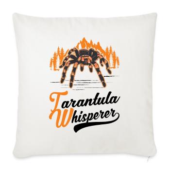 Tarantel Flüsterer Tarantula Whisperer - Housse de coussin décorative 45 x 45 cm - blanc nature - Devant